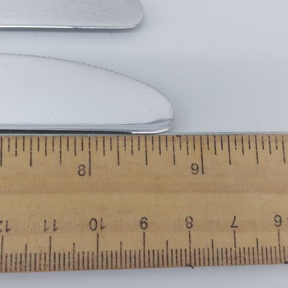 Vtg Shell Stainless Japan Gold Tone Dinner Knifes Regency - Picture 14 of 15